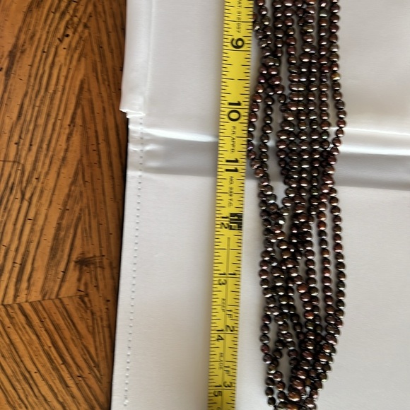 Freshwater pearls &14kY gold stamped clasp.JanDee custom jewler Chicago.8strand - Picture 5 of 7